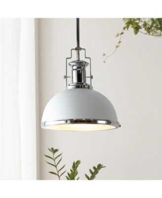 Homer 13" 1-Light Modern Industrial Iron LED Dome Pendant