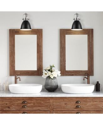 Phineas 7" 1-Light Farmhouse Bohemian Iron LED Vanity