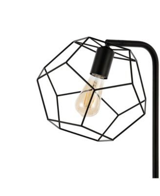 Penta 23.5" Industrial Farmhouse Head-Adjustable Iron LED Task Lamp with USB Charging Port