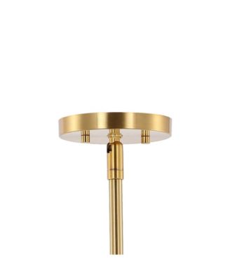 Cillian 27" 6-Light Mid-Century Modern Iron LED Chandelier