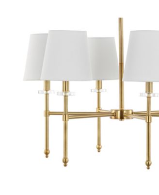 Cillian 27" 6-Light Mid-Century Modern Iron LED Chandelier