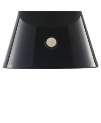 Porcini 7" Contemporary Bohemian Rechargeable, Cordless Iron Integrated LED Mushroom Table Lamp