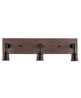 Corbett 22.13" 3-Light Rustic Farmhouse Iron LED Vanity