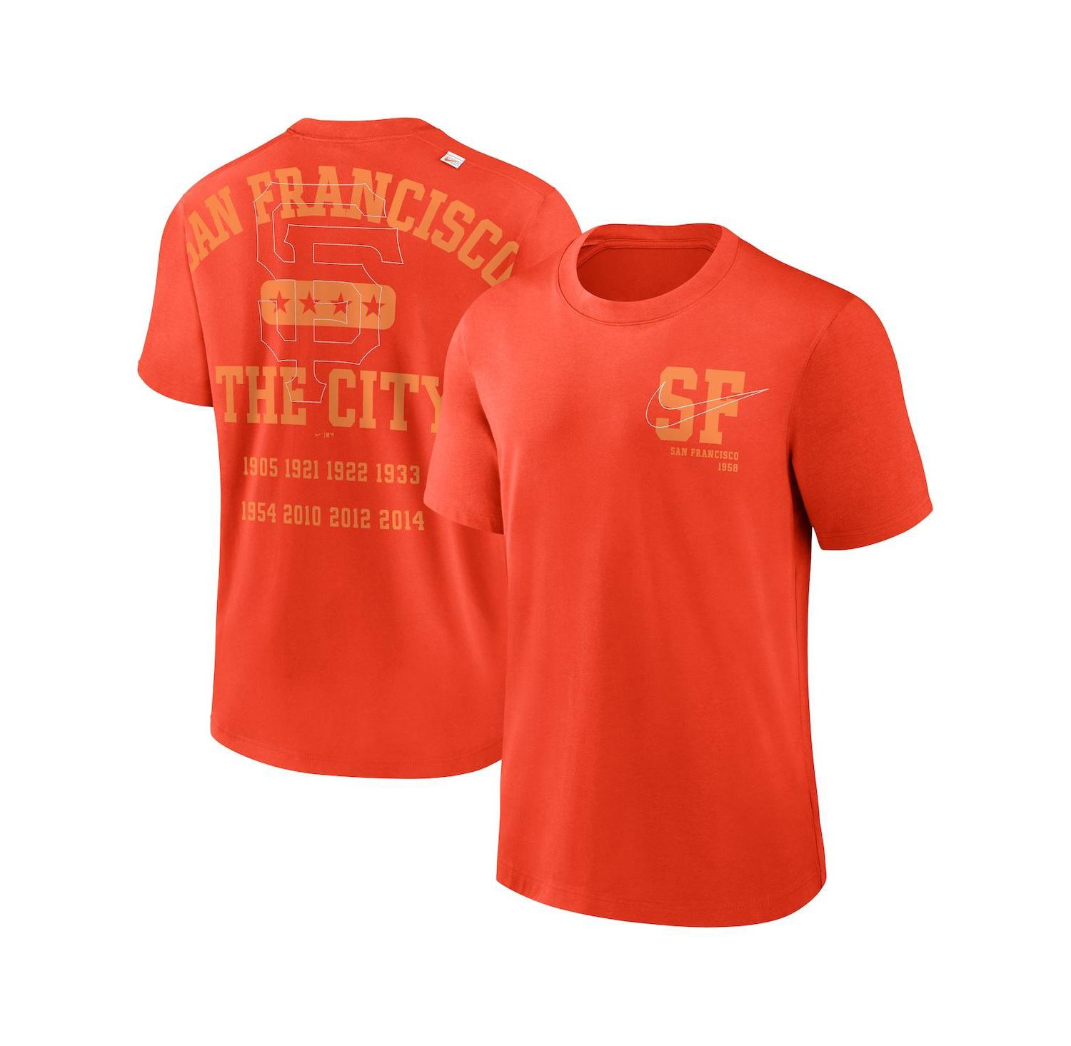 Men's Orange San Francisco Giants Statement Game Over T-shirt