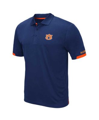 Men's Navy Auburn Tigers Big and Tall Santry Polo Shirt