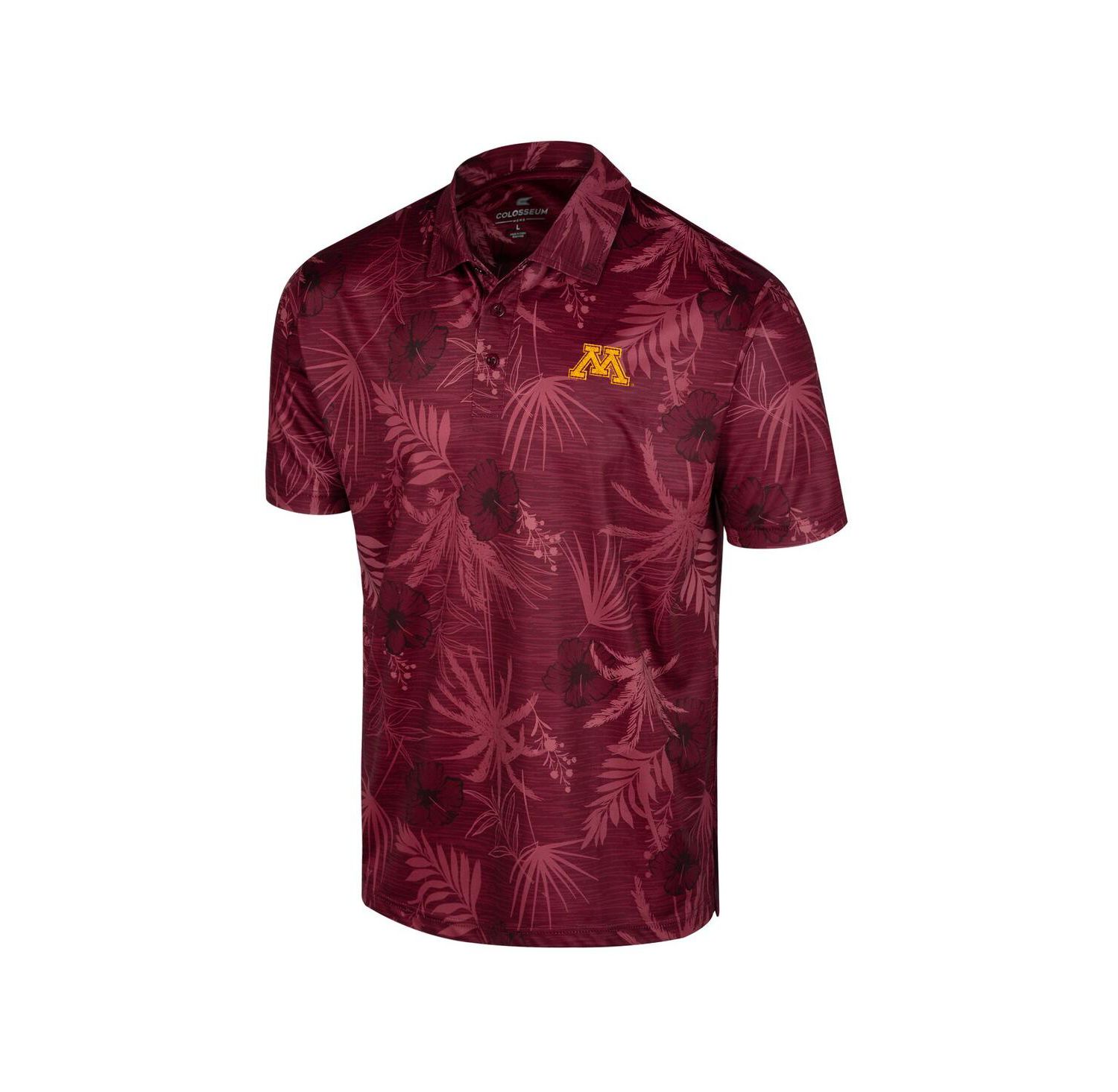 Men's Maroon Minnesota Golden Gophers Palms Team Polo Shirt
