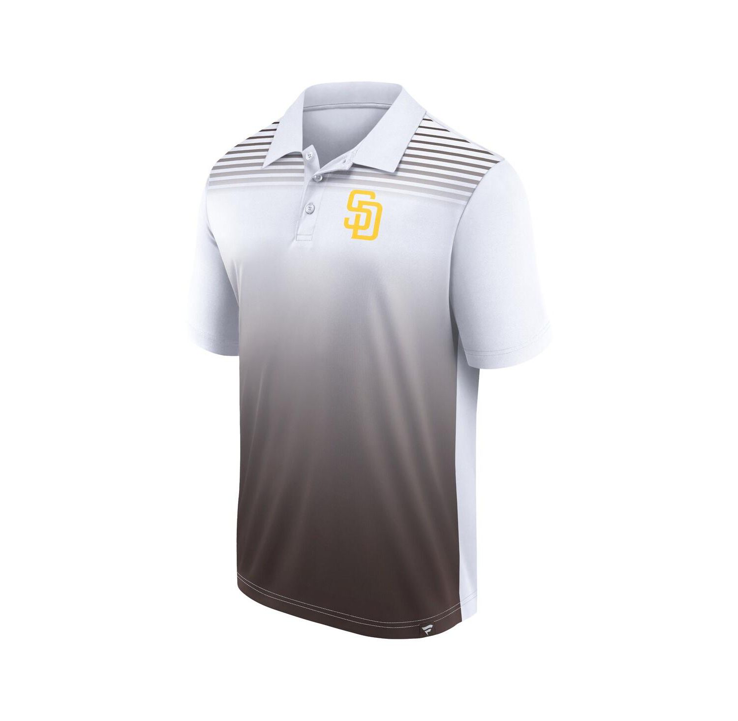 Men's White, Brown San Diego Padres Sandlot Game Polo Shirt