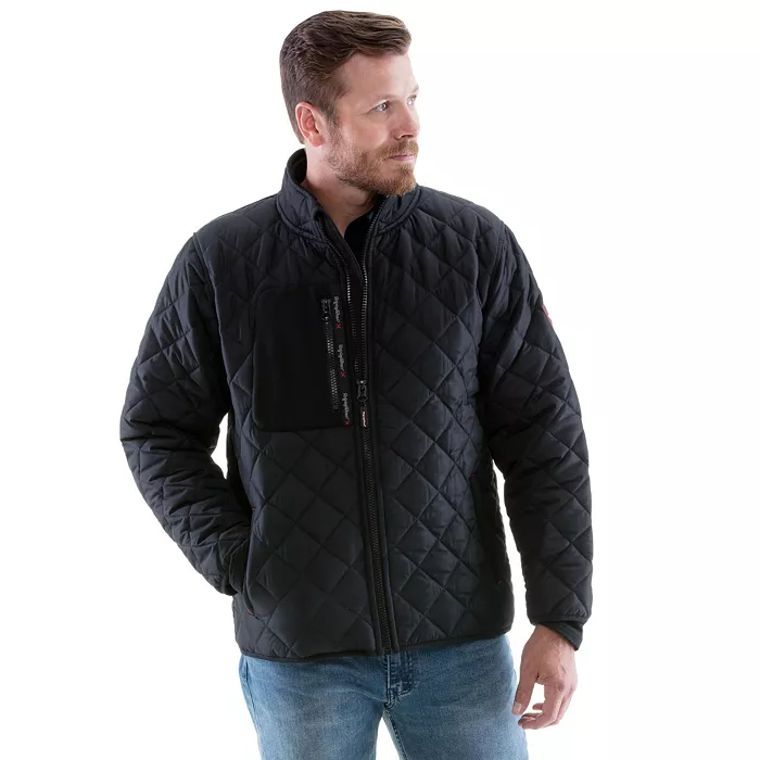Big & Tall EnduraQuilt Diamond Quilted Puffer Jacket - Insulated Cold Weather Water-Resistant Winter Coat