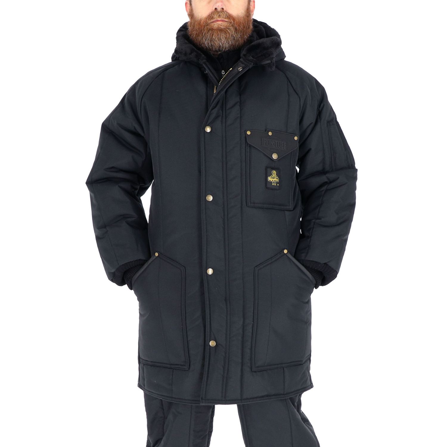 Men's Iron-Tuff Ice Parka Insulated Winter Jacket, -50degree(s)F Comfort Rating, Water-Resistant and Windproof