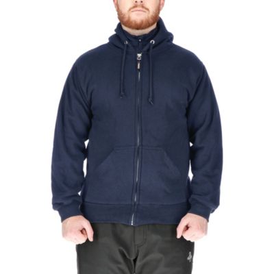 Big & Tall Thermal Lined Hooded Sweatshirt - Heavy-Duty, Warm, Comfortable