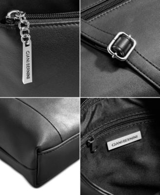 Nappa Leather Soft Crossbody, Exclusively at Macy's