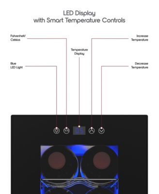 IonChill 6-Bottle Wine Cooler 13-Liter Mini Fridge