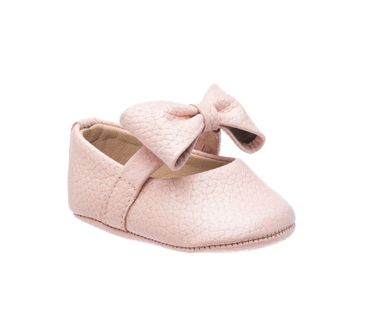 Обувь Elephantito Ballerina with Bow Shoes для девочек-малышей, цвет: Розовый — фото 1