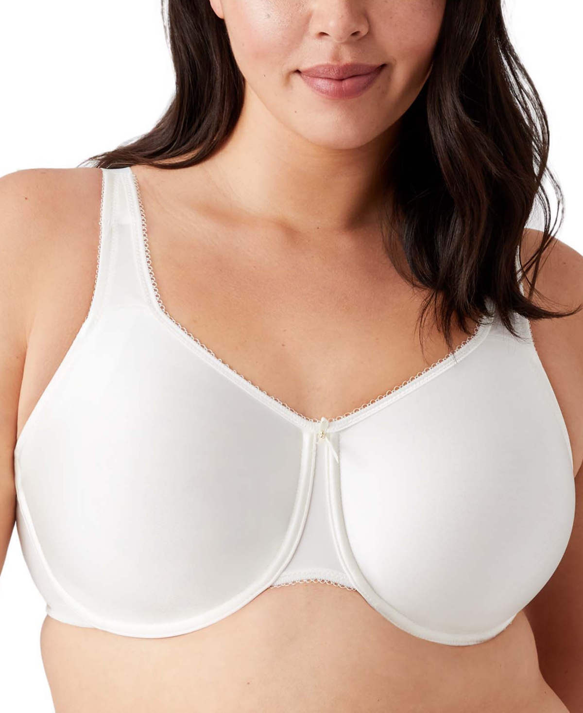 Basic Beauty Full-Figure Underwire Bra 855192, Up To H Cup - Ivory (Nude )