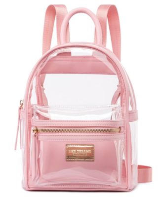 Like dream pink purchases small leather backpack