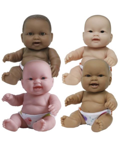 Детские куклы JC TOYS Lots to Love 10" Poseable Baby Dolls, 4-Piece Set, Ages 2+