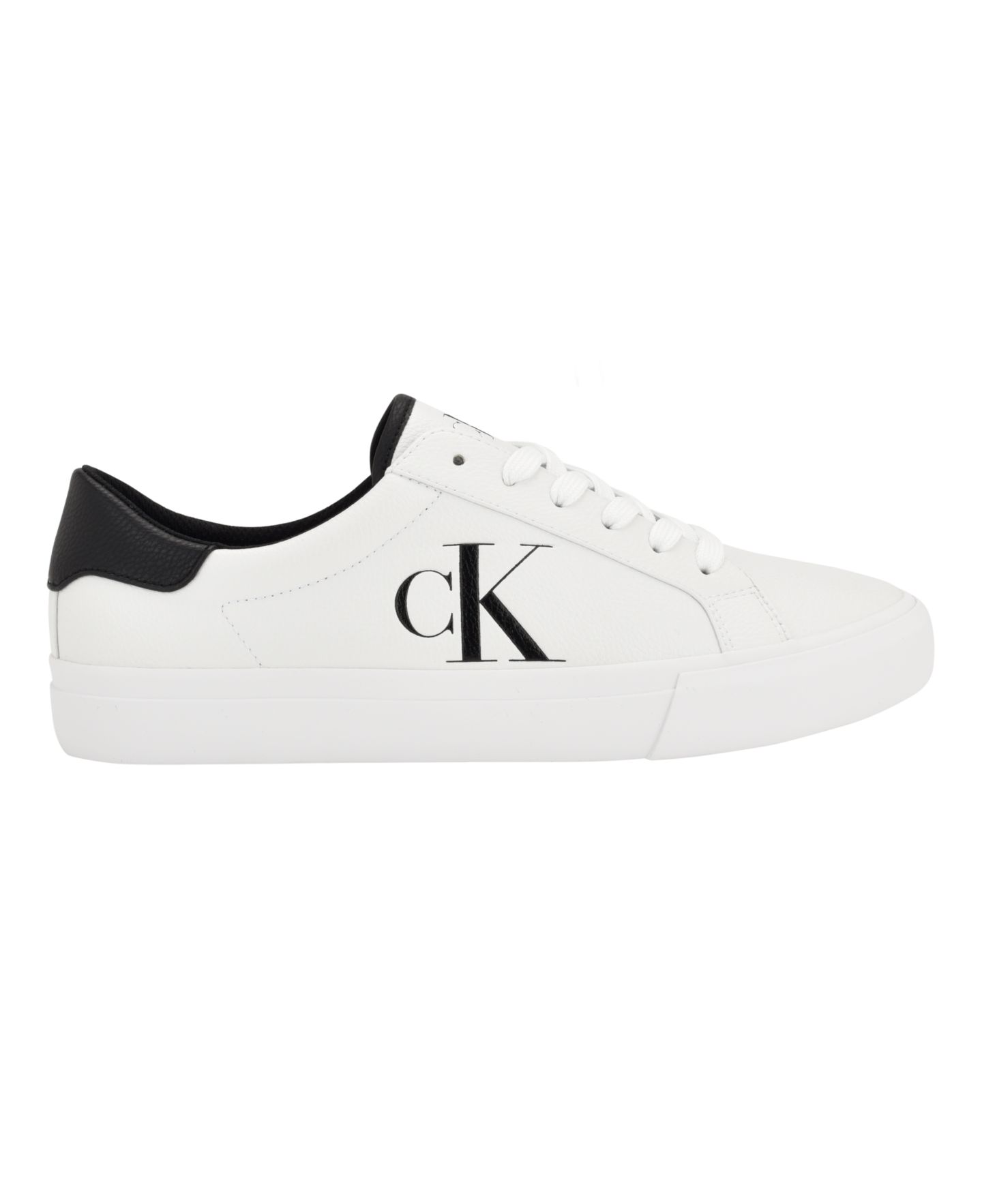 Мужские кроссовки Calvin Klein Rex Lace-Up Slip-On, цвет: Белый / Тёмно-синий — фото 2