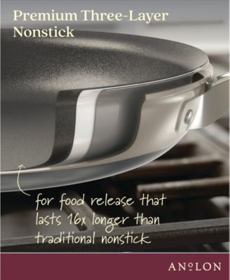 Achieve Hard Anodized Nonstick 4 Quart Saucepot with Lid
