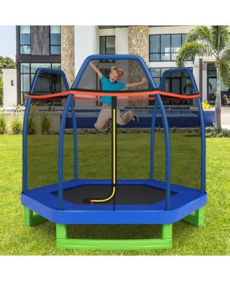7FT Kids Trampoline Outdoor Indoor Recreational Bounce Jumper
