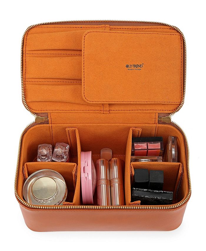 OLD TREND Ixia Jet-Set Leather Beauty Box - Macy's