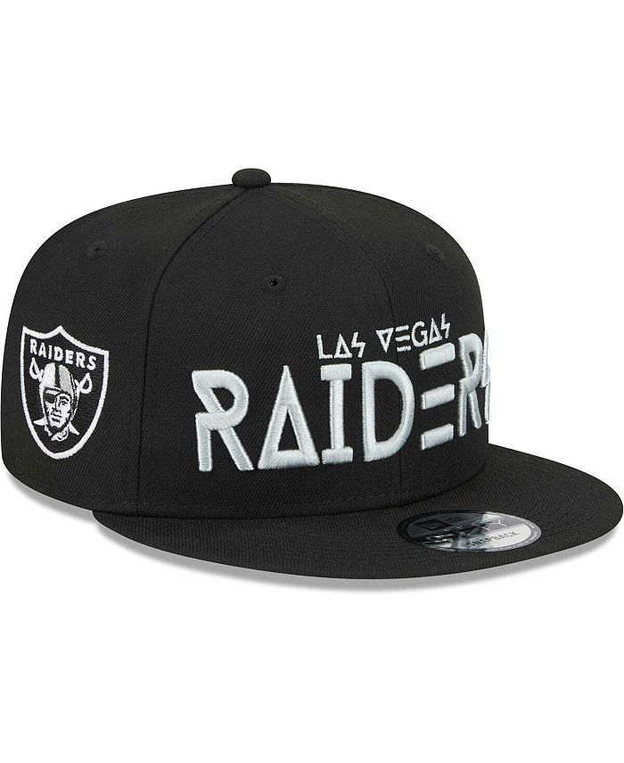 New Era Men's New Era Black Las Vegas Raiders Balanced Trucker 9FIFTY  Snapback Hat