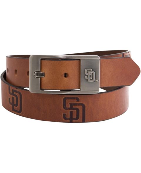 Мужской ремень Eagles Wings San Diego Padres Brandish Leather Belt