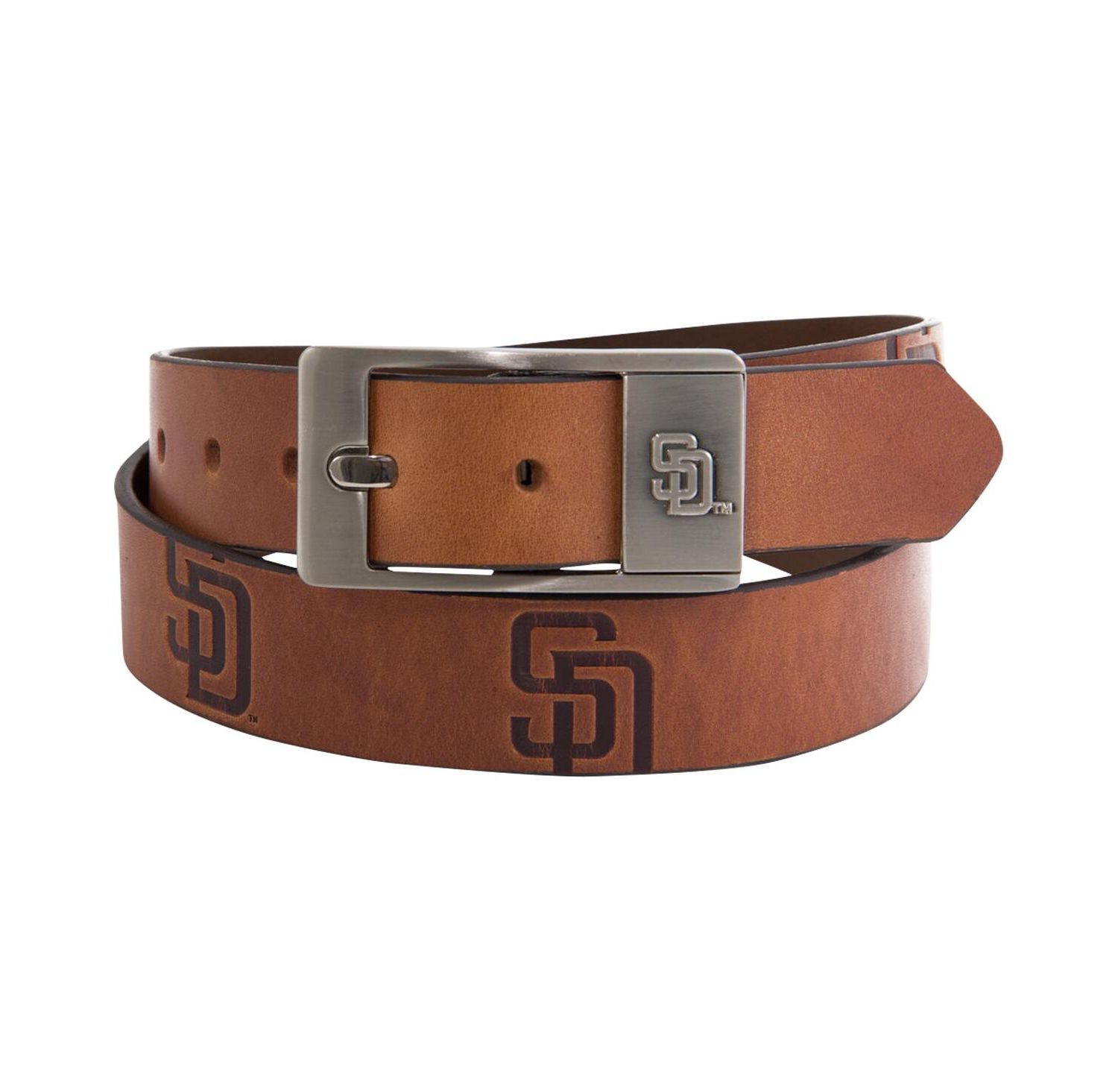 Men's San Diego Padres Brandish Leather Belt