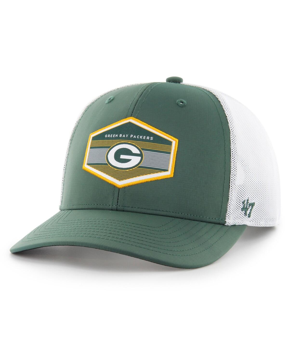 47 Brand Men's ' Green Green Bay Packers Burgess Trucker Adjustable Hat