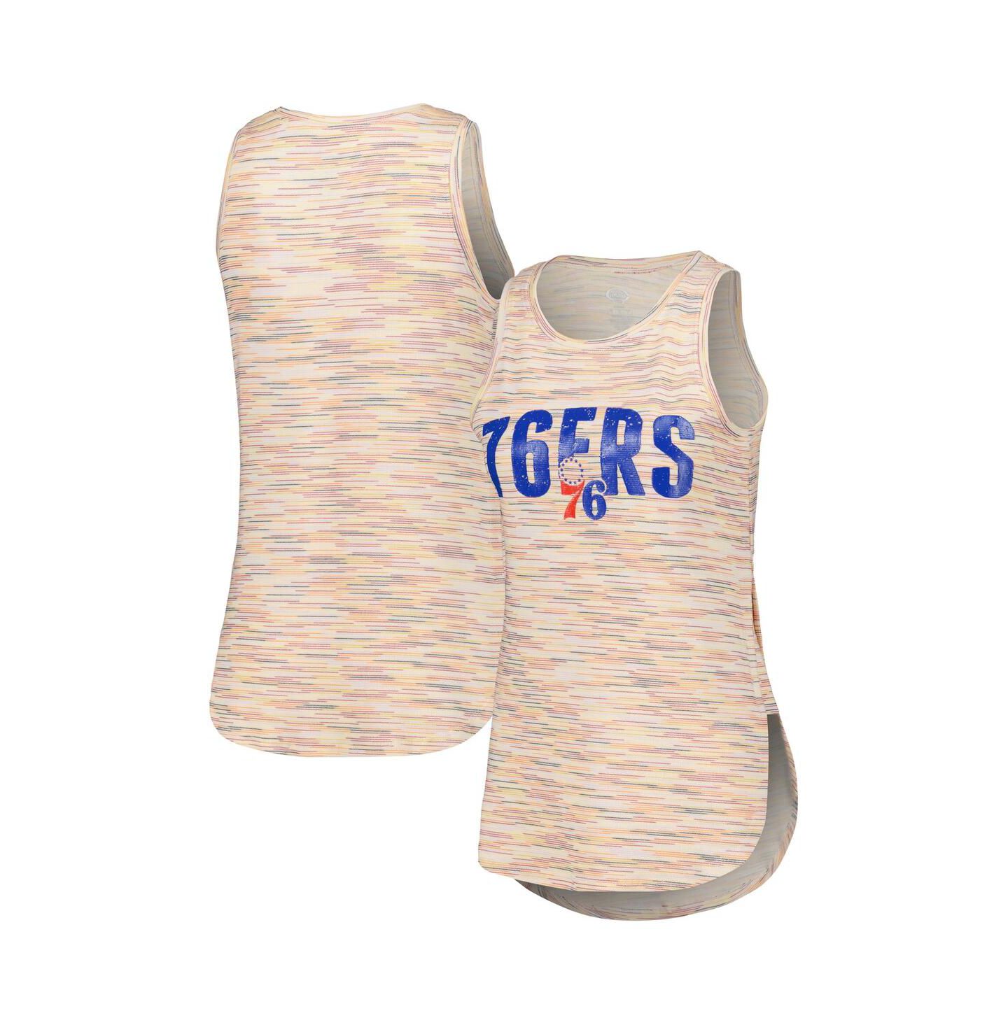 Женский топ Concepts Sport White Philadelphia 76ers Sunray — фото 2