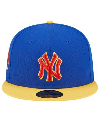 Men's Royal, Yellow New York Yankees Empire 59FIFTY Fitted Hat