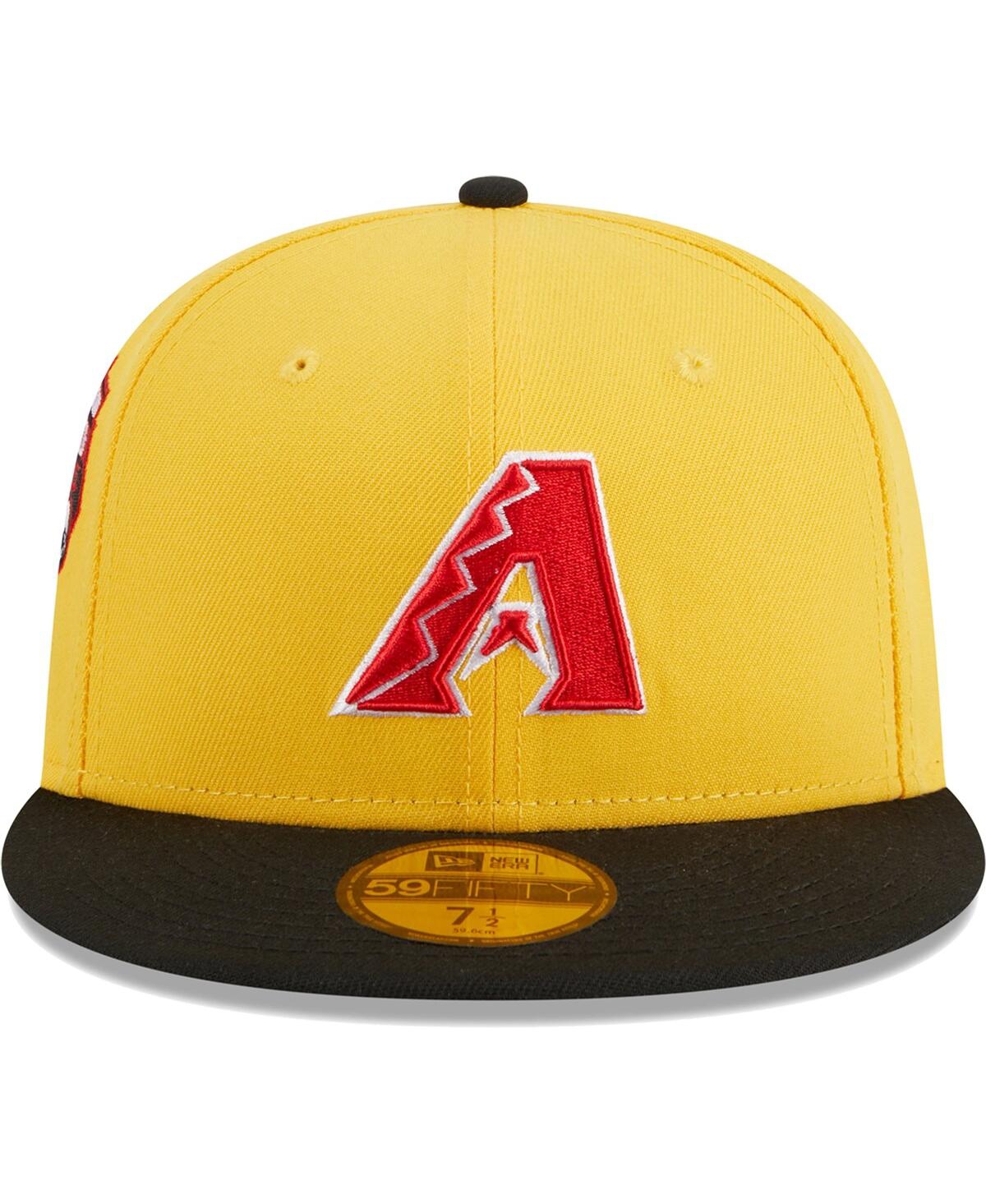 Men's New Era Black Arizona Diamondbacks Grilled 59FIFTY Fitted Hat - Black