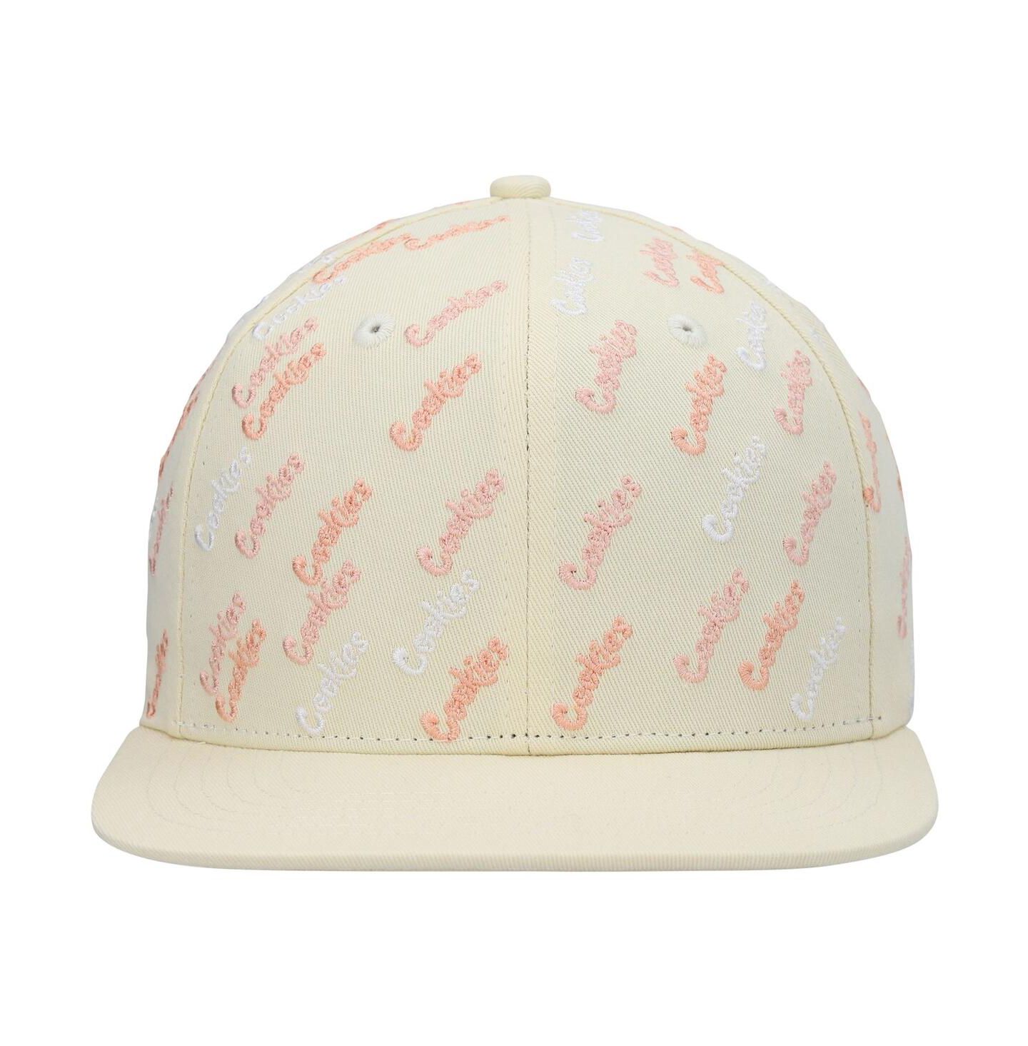 Мужская кепка Cookies Cream Triple Beam Allover Print Snapback Hat — фото 3