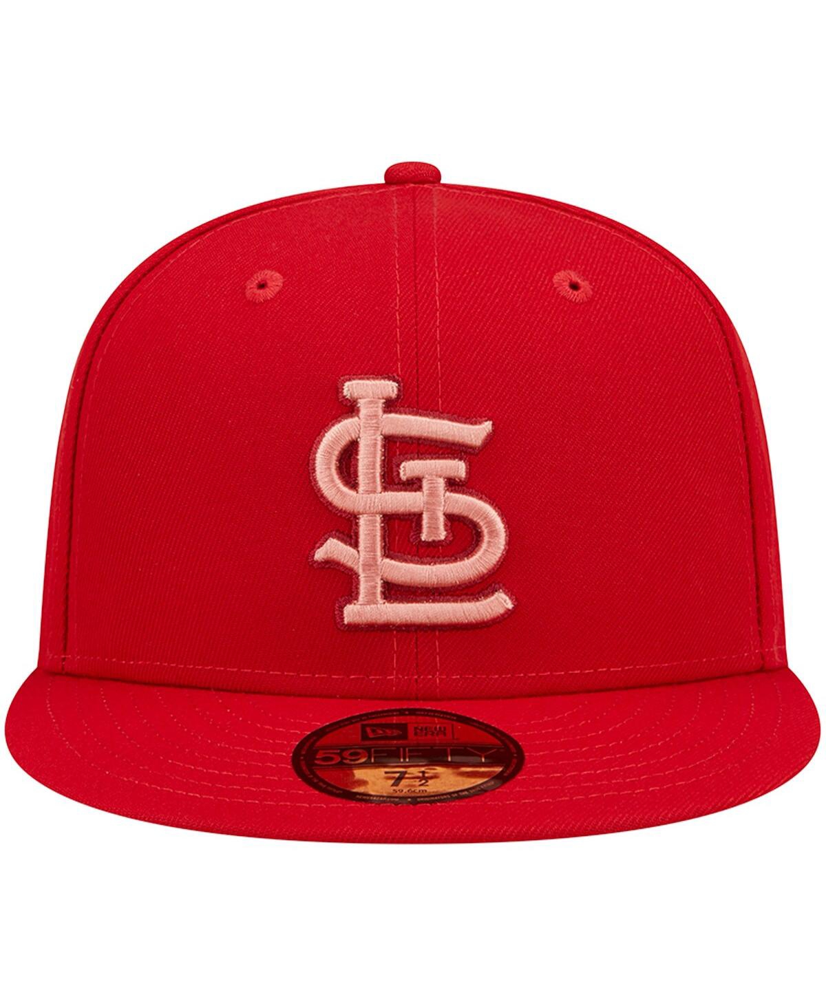 Men's New EraSt. Louis Cardinals Monochrome Camo 59FIFTY Fitted Hat - Red