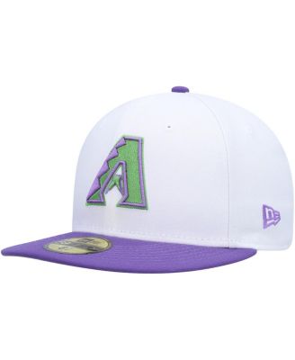 Men's White Arizona Diamondbacks Side Patch 59FIFTY Fitted Hat