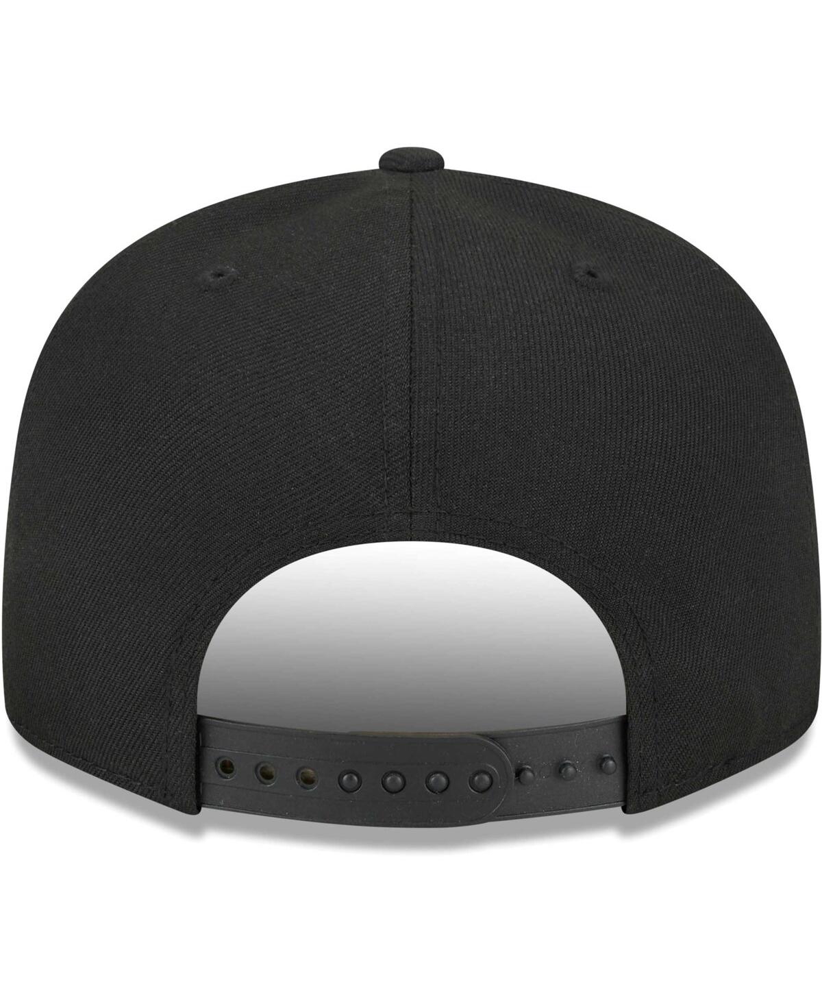 NEW ERA MEN'S NEW ERA BLACK TENNESSEE TITANS INDEPENDENT 9FIFTY SNAPBACK HAT 