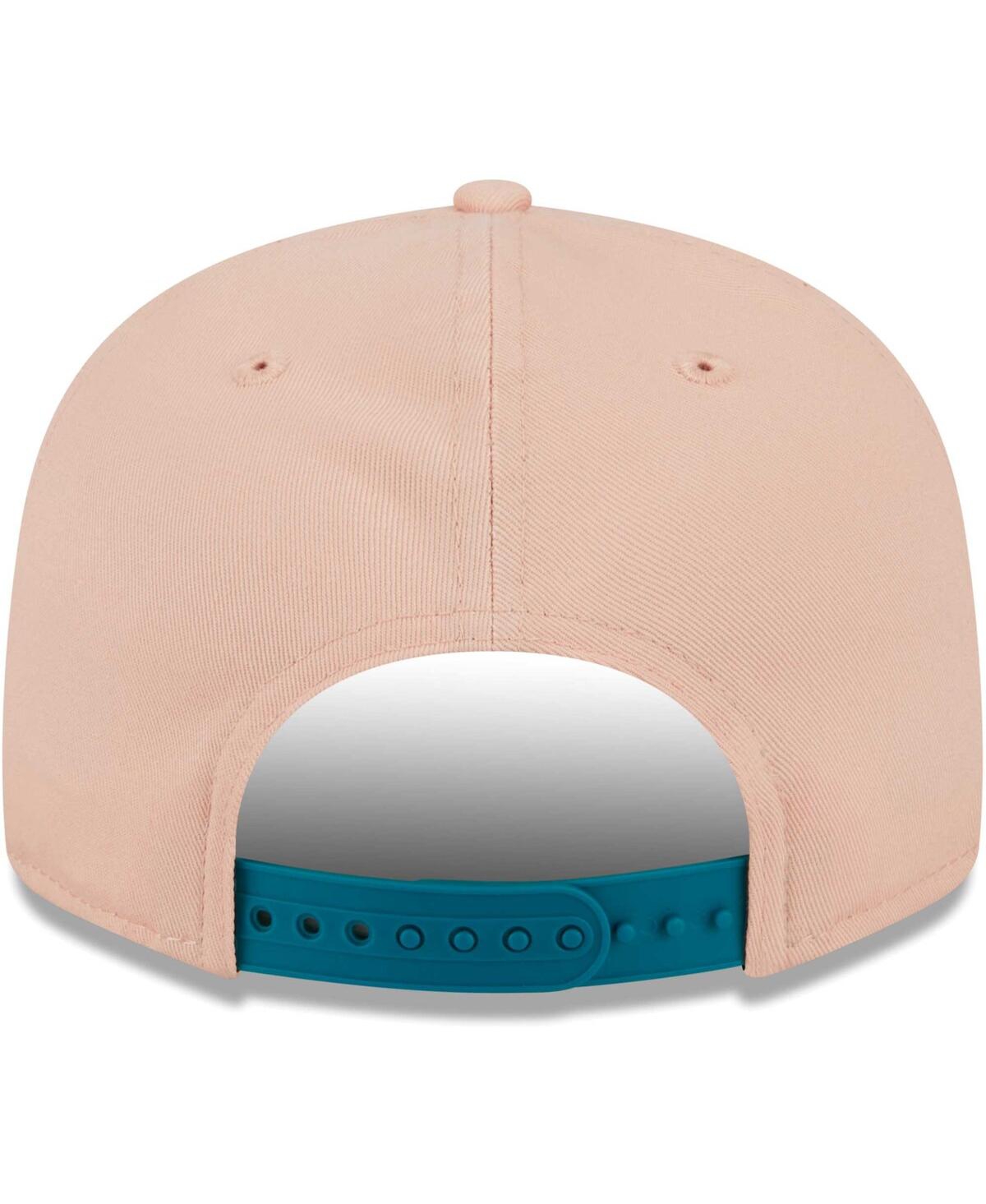 Shop New Era Men's  Pink Pittsburgh Pirates Sky Aqua Undervisor 9fifty Snapback Hat