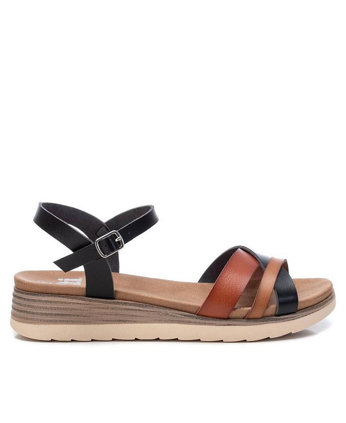 XTI Women's Strappy Comfort Sandals By Black Macy's