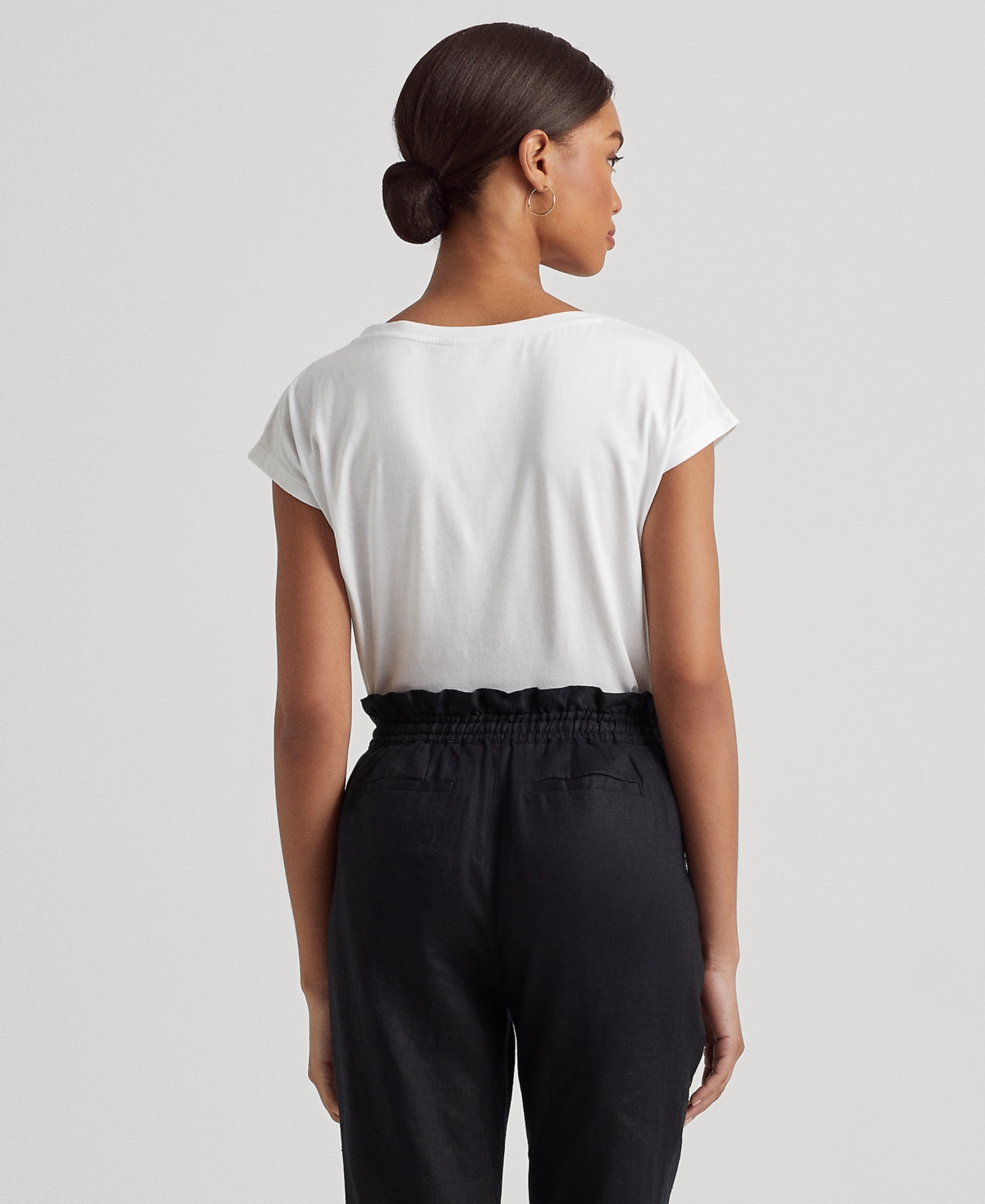 Lauren Ralph Lauren Logo-Print Short-Sleeve Top