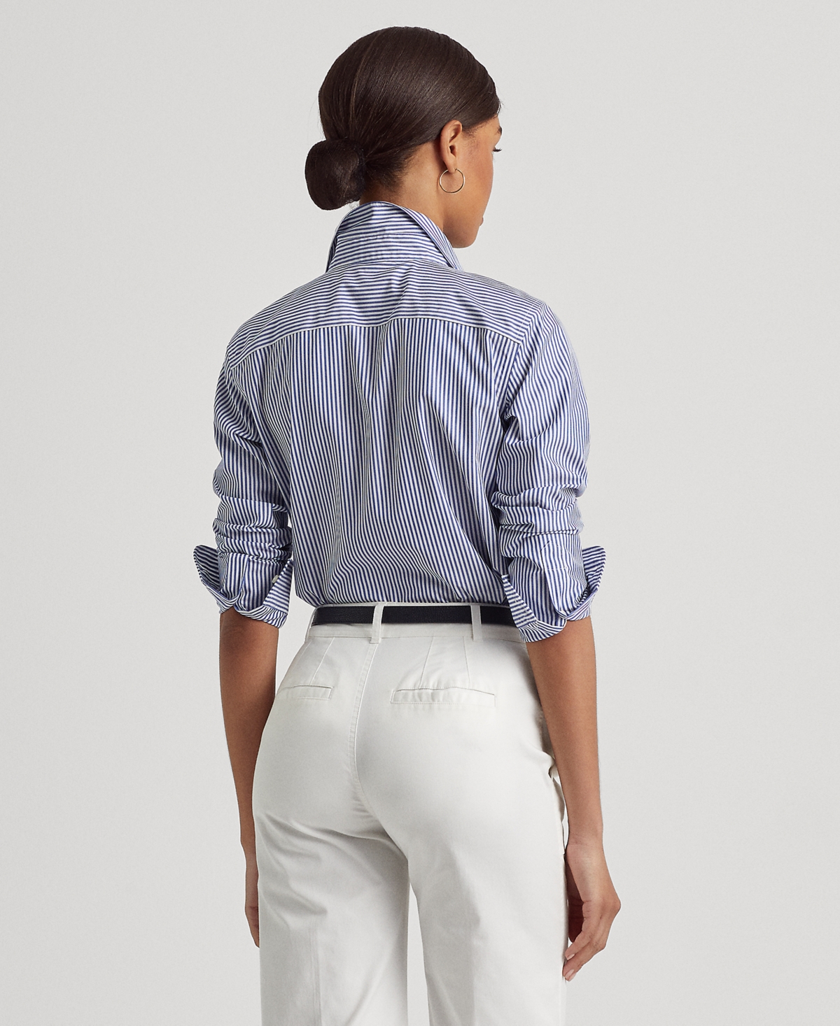 Ralph Lauren Non-iron Straight-fit Shirt In Blue