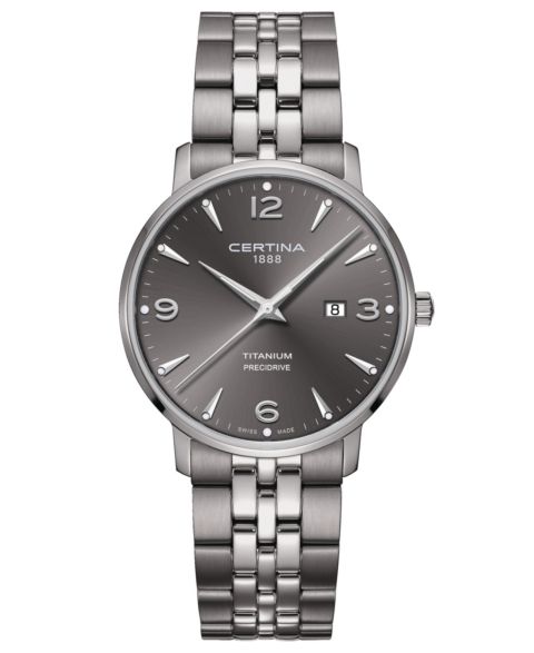 Часы Certina Unisex Swiss DS Caimano Titanium Bracelet Watch 39mm