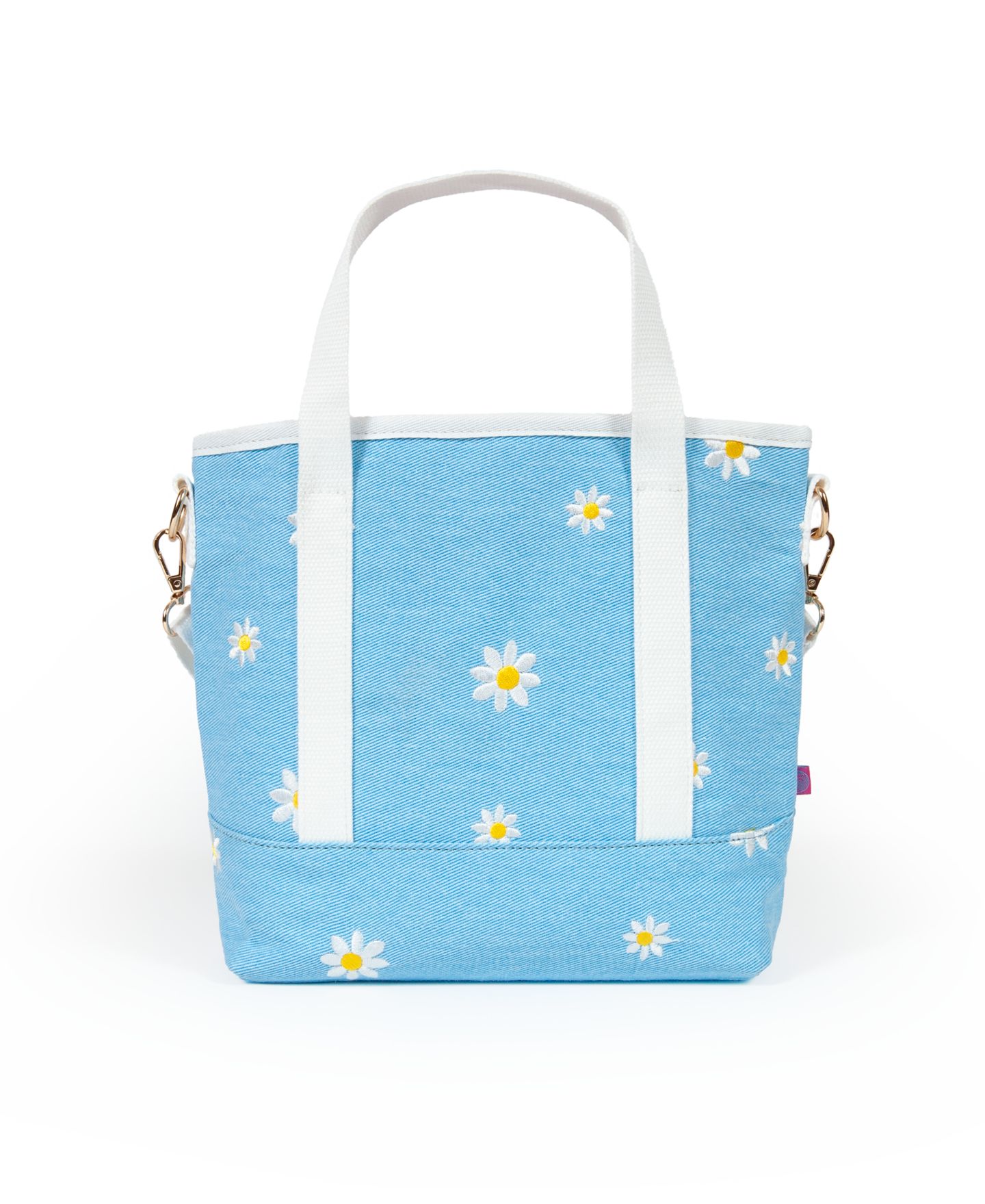 Женская сумка Shady Lady Daisy Medium, 100% Cotton Canvas Carryall, цвет: Синий — фото 1