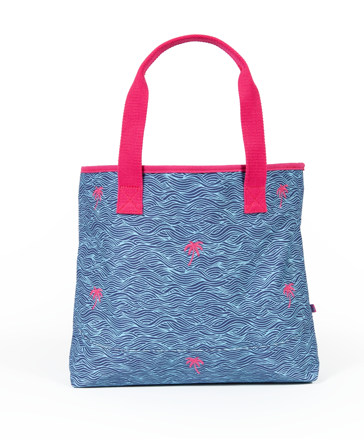 Extra Large, 100% Cotton Canvas Carryall Tote Bag - Blue