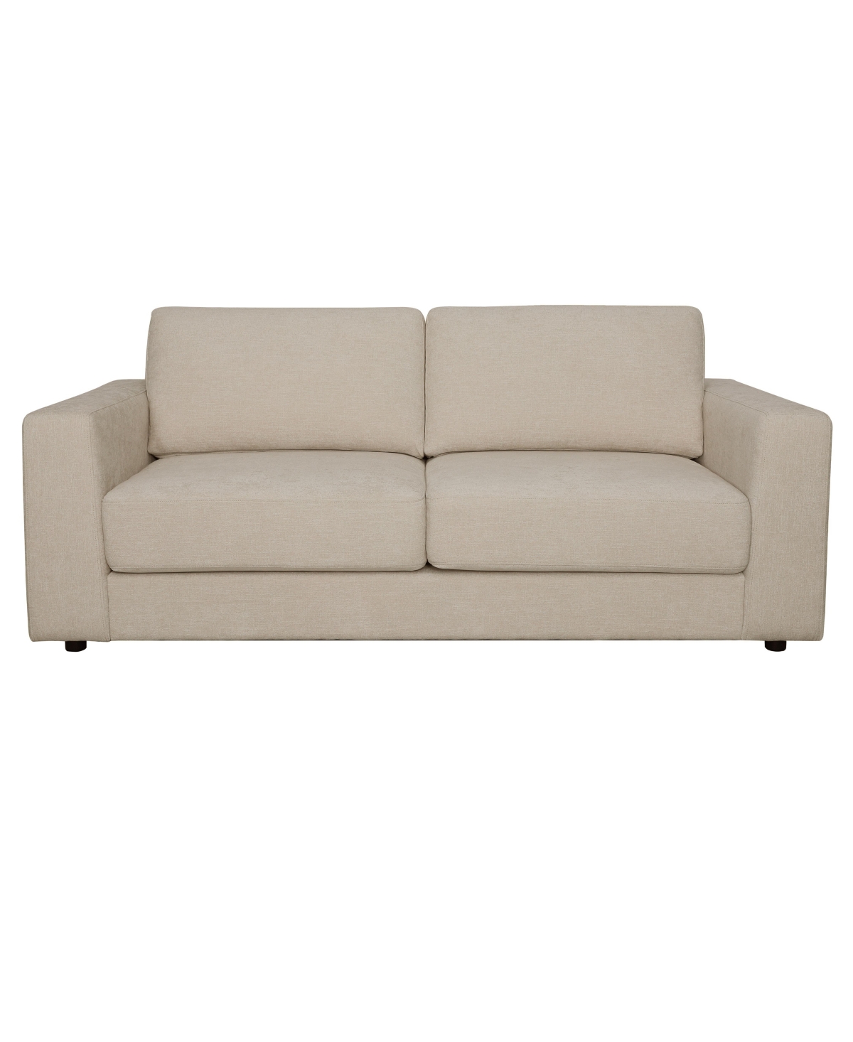 Abbyson Living Elizabeth 84" Stain-resistant Fabric Sofa In Sand