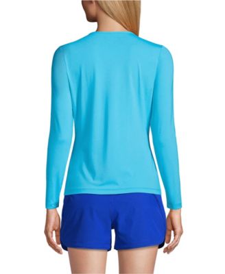 Women's SunShade UPF 50 Long Sleeve Rash Guard Swim Tee