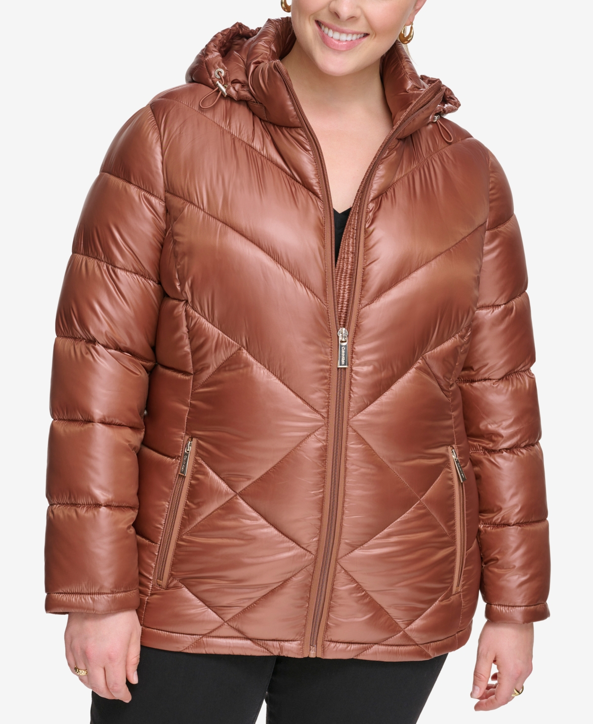 Calvin klein plus hotsell size puffer jackets