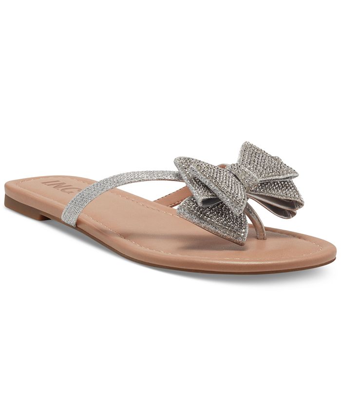 I.N.C. International Concepts Women's Mabae Bow Flat Sandals, Created ...