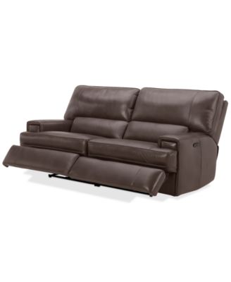 Furniture CLOSEOUT! Binardo Zero Gravity Leather Sectional Collection, Created for Macy's