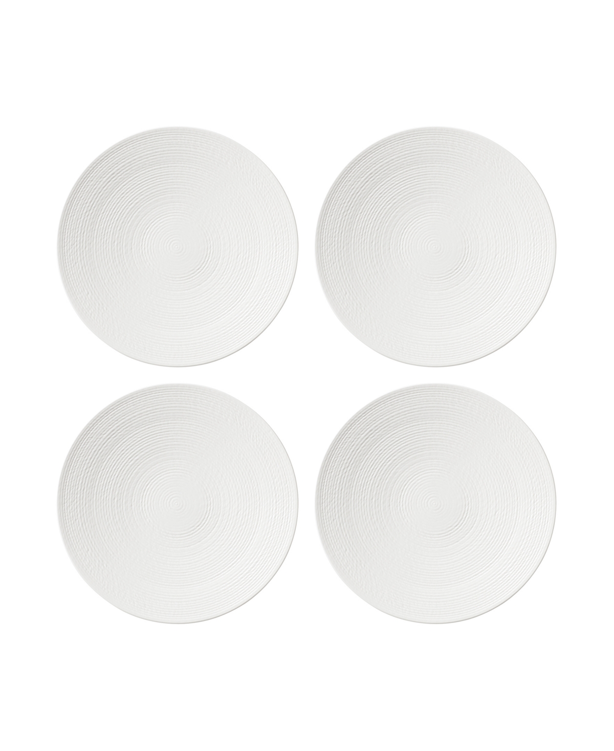 Lx Collective Accent Plates 4 Piece Set - White and Black