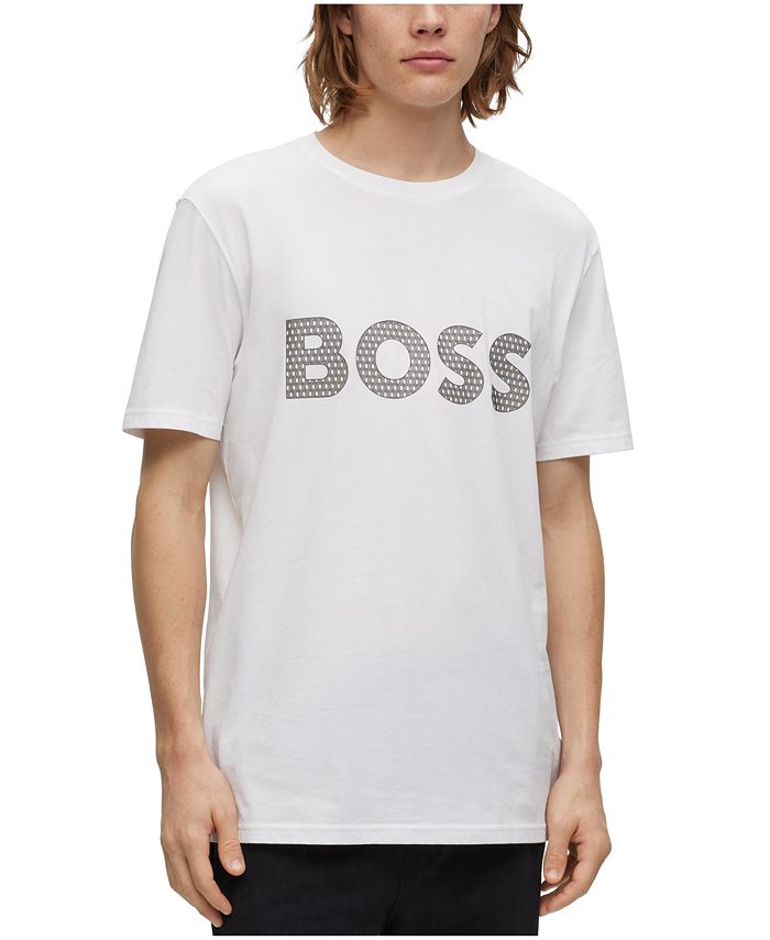 Hugo boss on sale logo t shirt