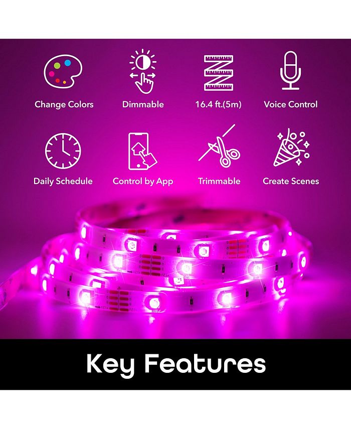 Geeni Prisma 5M Smart WiFi LED Strip Lights Compatible with Alexa